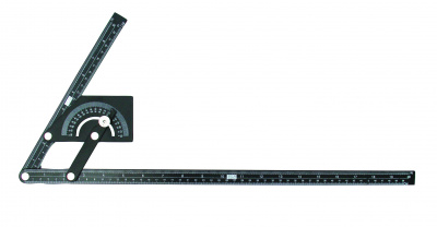 Угломер-квадрат  Профи, Алюминиевый  230-500 мм. F. 19317