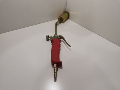 Горелка пропан газовоздушная ГВ-400Р L=400 мм, д 40 мм. красная ручка (рычаг)
