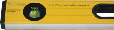 Уровень 800 мм (Желтый) усил.профиль с резиновыми рукоятками ЭНКОР 6699