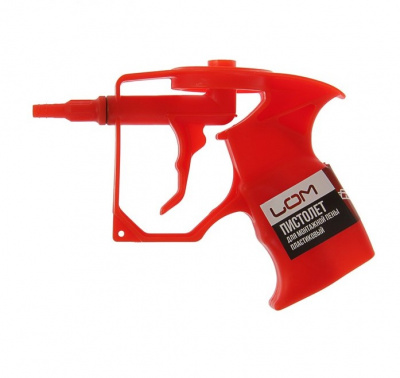 Пистолет для пены монтажной (Красный) пластик T. 1935494 