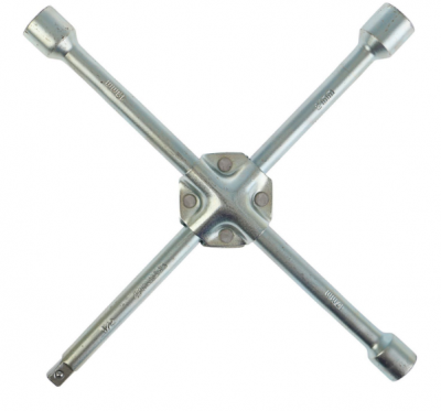 Ключ баллонный крестообразный усиленный 17х19х21мм, квардат 1/2 Т. 7980290
